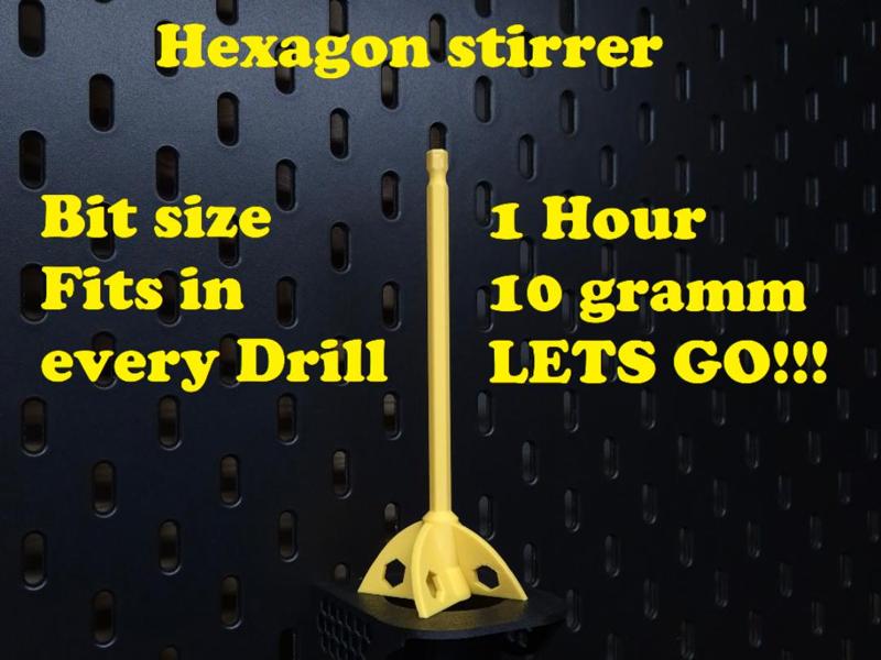 Lack Paint or Resin Stirrer