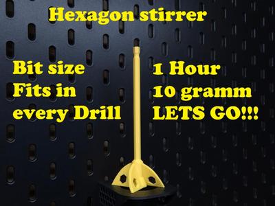 Lack Paint or Resin Stirrer