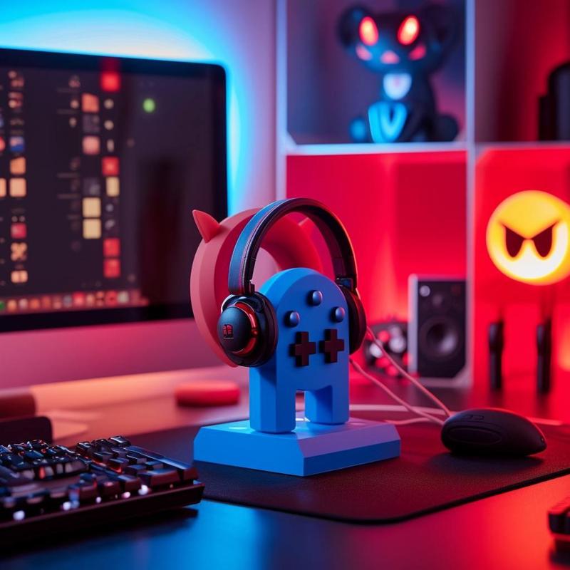 Gameboy-Inspired Headphone Stand – 3D Printed Retro Gaming Accessory for Desk Organization