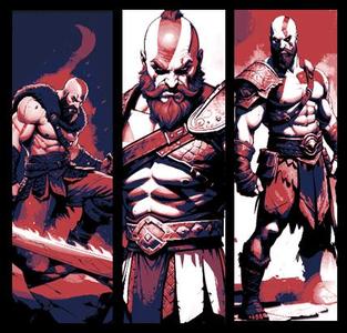 Bookmarks - Concept Art of the Warrior Kratos