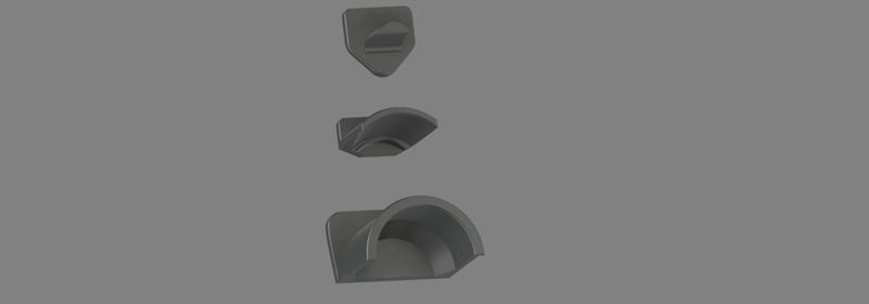 Magnetic tape roll holders