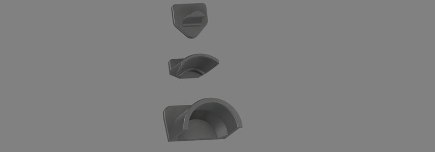 Magnetic tape roll holders