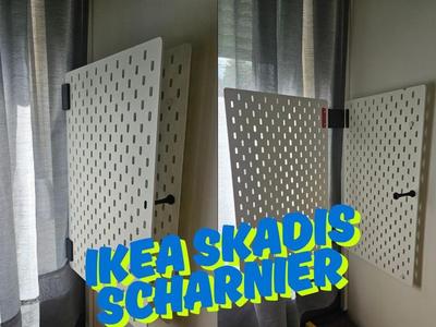 Hinge for Ikea Skadis (60mm spacing)
