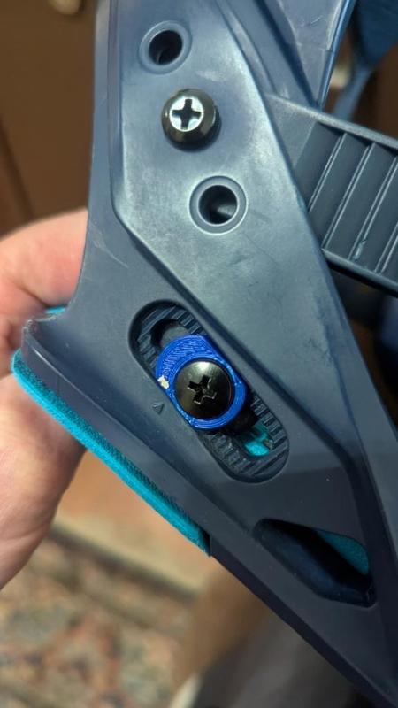 Burton binding high back mounting spacer