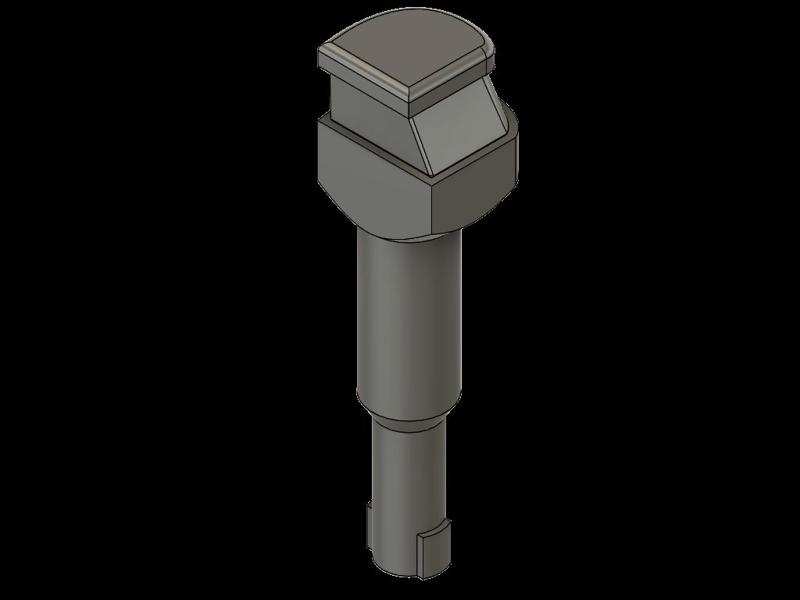 Opel/Vauxhall Zafira A trunk cover pin 