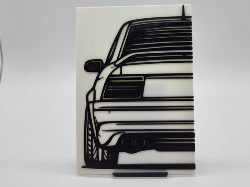 2D Wall Art Opel Calibra
