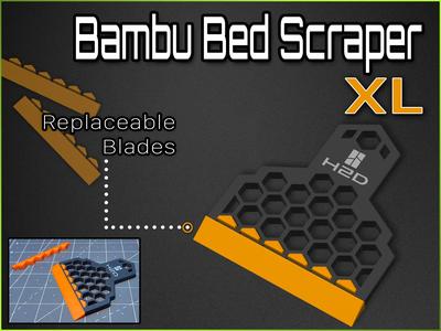 Bed Scraper - Bambu Hex Scraper XL Edition