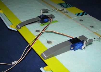 Wing Servo Mount for Foam RC Plane