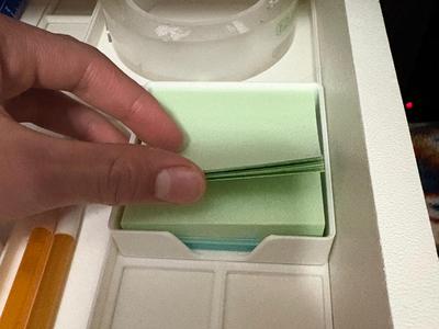 Gridfinity Sticky Note Holder