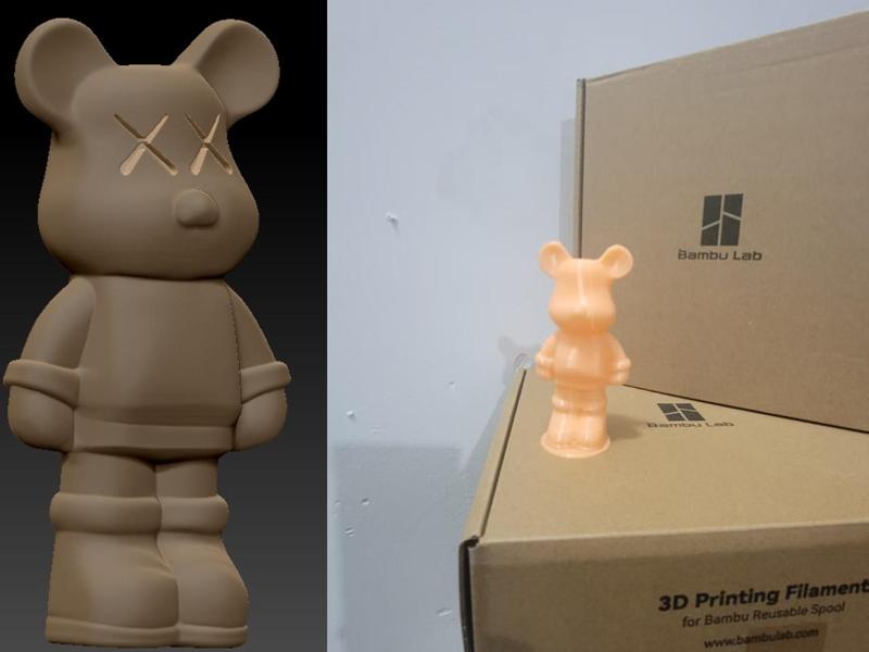 Kaws Companion Bearbric STAND key chain