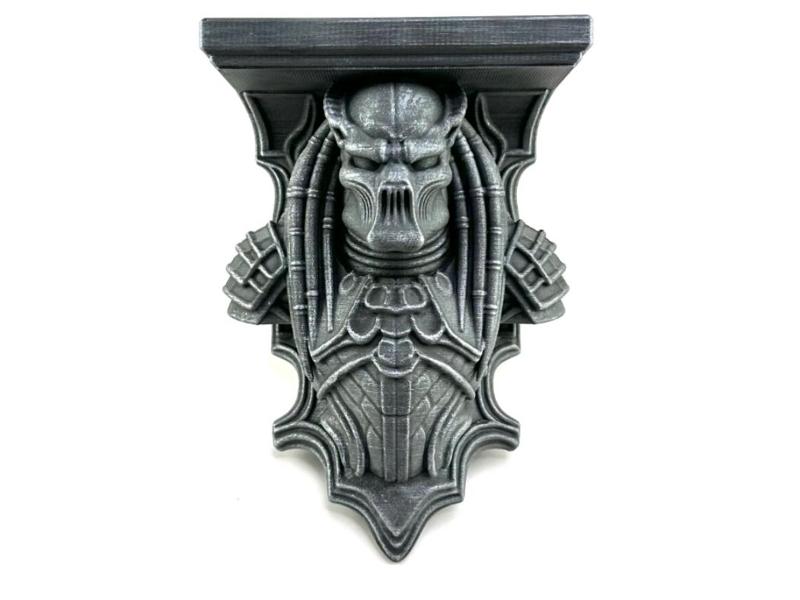 Predator wall mounted shelf