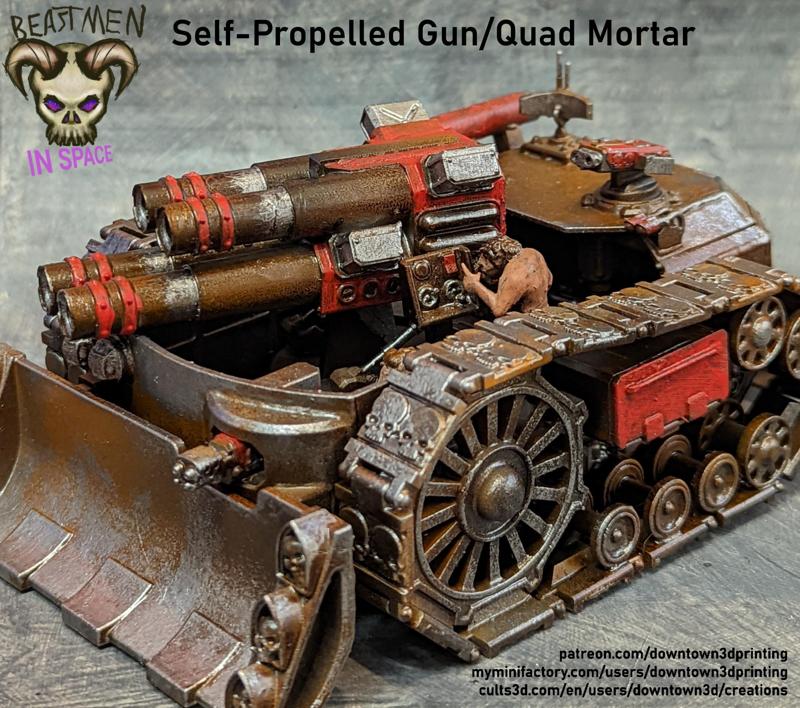 Beastmen in space! Asmodeus Self Propelled Gun