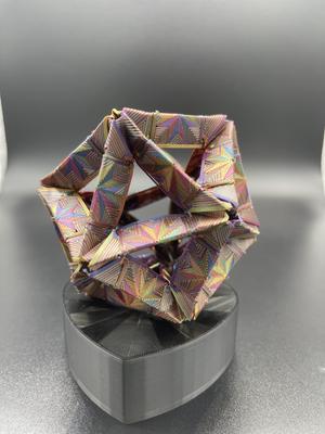 Printagami Modular Edge Origami Piece 3D Printed Origami