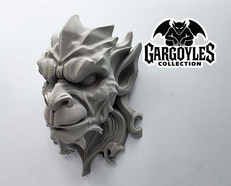 Smiling Gargoyle Face - Wall Mount