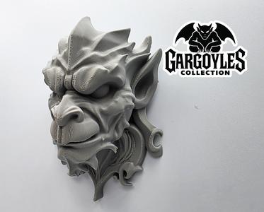 Smiling Gargoyle Face - Wall Mount