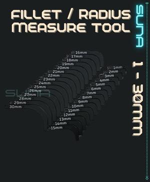 Fillet / Radius Measuring Set