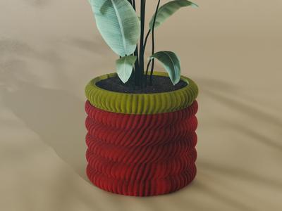 Sora Planter Pot, Scalloped Bezier | Small, Medium, Large | Self Watering and Drip Tray 