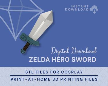 ZELDA Sword of Might Lvl 1  STL FILES [The Legend of Zelda: Echoes of Wisdom] Cosplayrd whole.stl