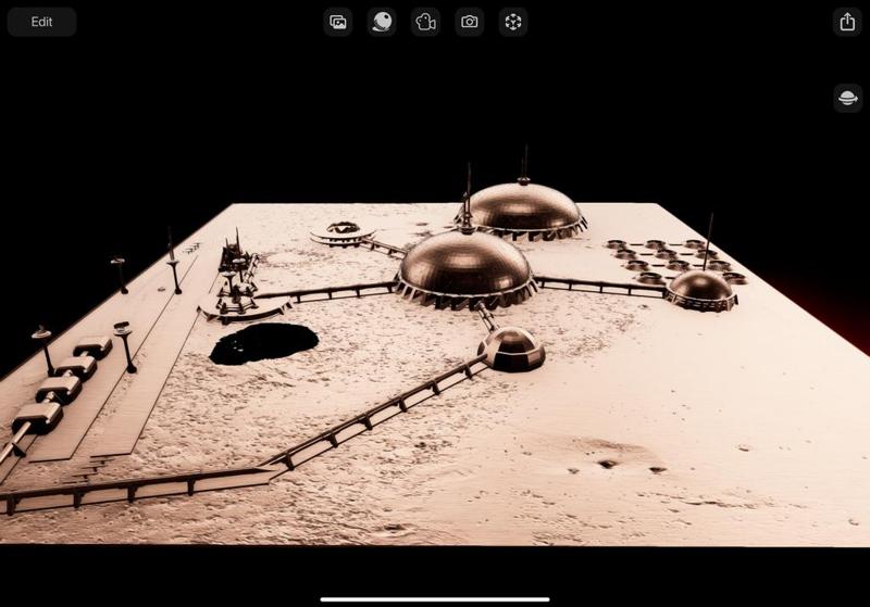 Babylon 5 like Mars Colony