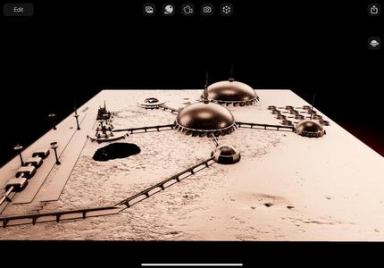 Babylon 5 like Mars Colony
