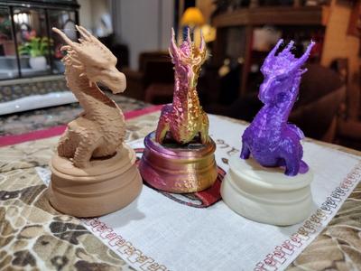 Bust of Saphira from Eragon