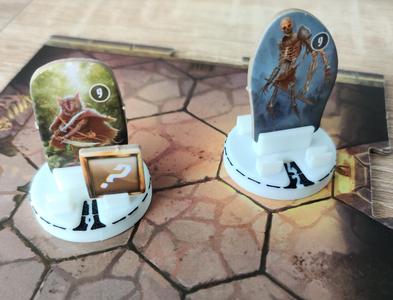 Frosthaven / Gloomhaven monster standee health tracker up to 59 HP