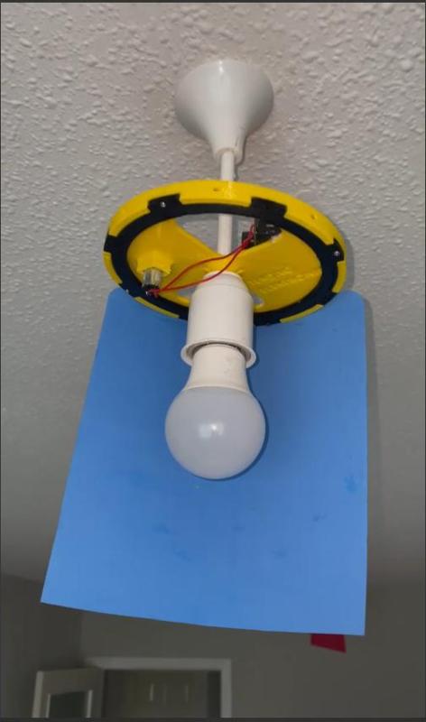 Canopy for remote control lamp