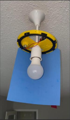 Canopy for remote control lamp
