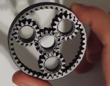 Planetary fidget toy. (from freecad tutorial)
