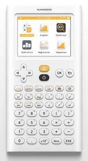 Numworks N0110 graphing calculator plastic parts