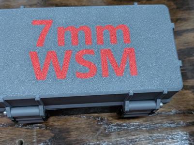 7mm WSM 50rnd Ammo Box