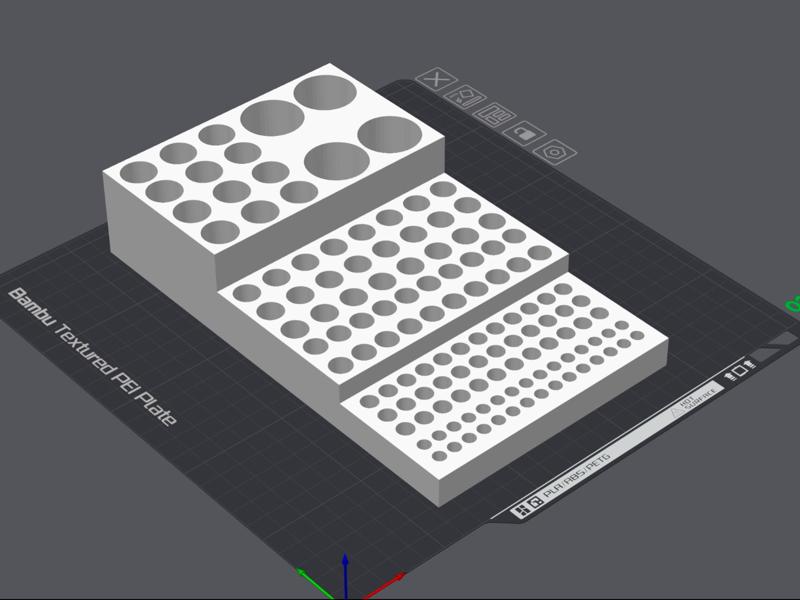 Universal Multi-Size Laboratory Tube Organizer