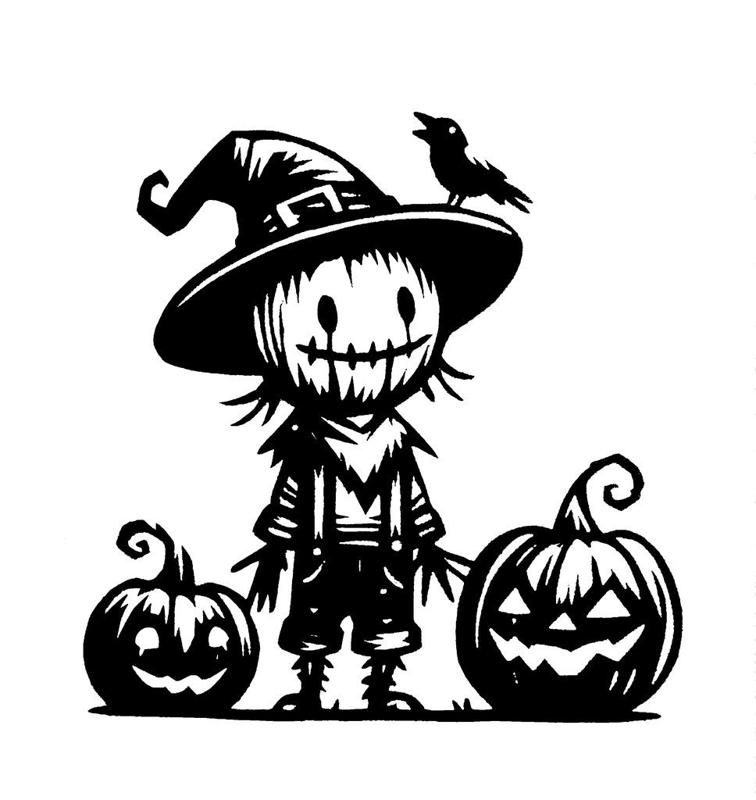2d Halloween prop