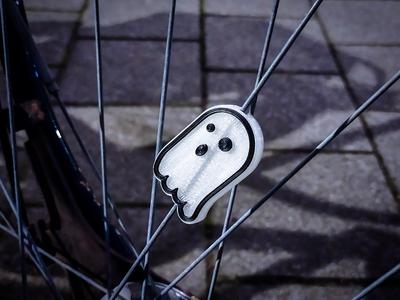 Spooky Ghost bike spoke decoration