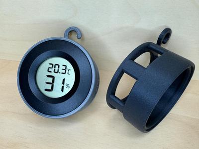 Enclosure with Hooks for Thermometer Hygrometer XF001