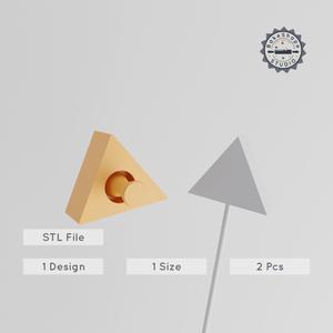 Tent Cake Pop Mold Set, Camping Shelter & Wigwam Designs, 2-Piece Relaxing Camp STL for 3D Printing PRODUCT_1199