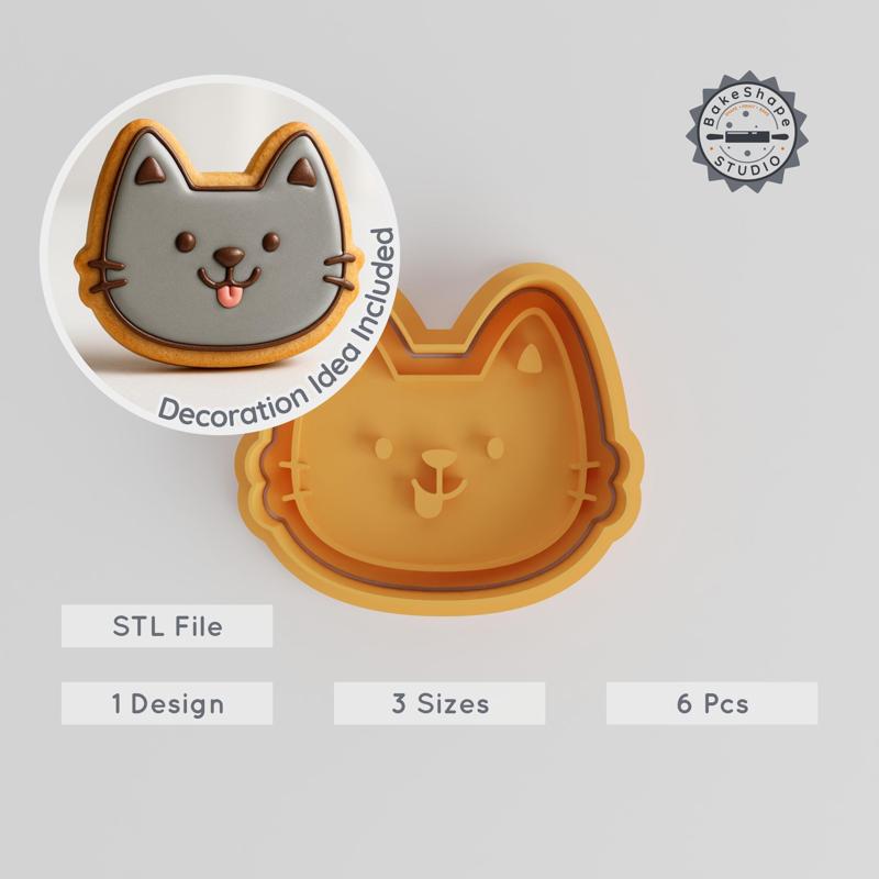 Naughty Cookie Cutter & Stamp Set, Emotion & Expression, Cute Funny Shapes, 3 Size Pack, Perfect for Cookies & Fondant PRODUCT_838