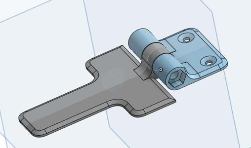 Wandhalterung Scharnier / Wall Mount Hinge