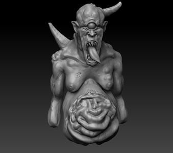 Plague Demon Bust