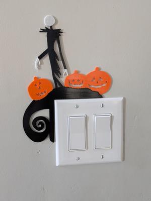 Jack Skellington Door Corner - Light Switch MMU