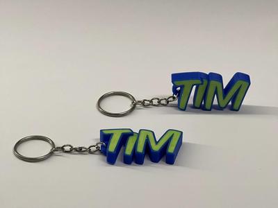 Beautiful keychain with the name Tim