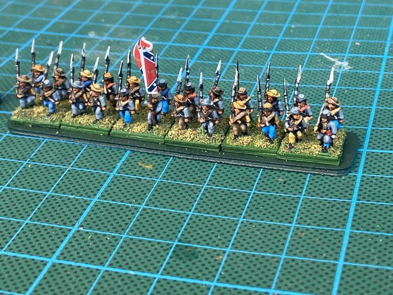 6-15mm ACW Infantry Regiment in Shell Jackets & Blender File ACW-4