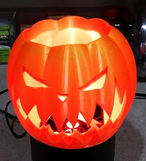 Flaming Pumpkin