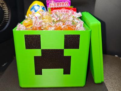 Minecraft Creeper candy/cookies/popcorn box