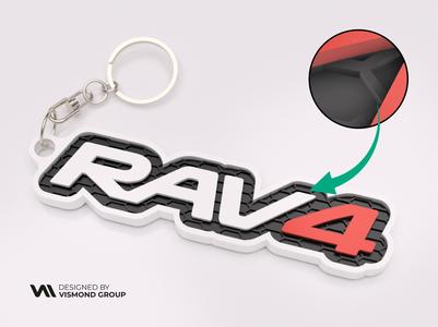 Toyota Rav4 Keychain