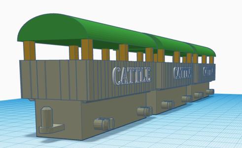 Custom 3 x Cattle Wagons