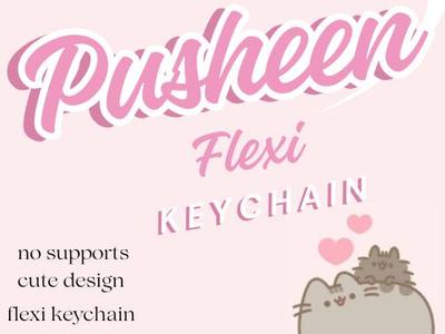 Pusheen the Cat Flexi Keychain