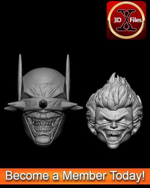 The Batman Who Laughs HeadSculpt Custom Action Figure - 3D File STL
