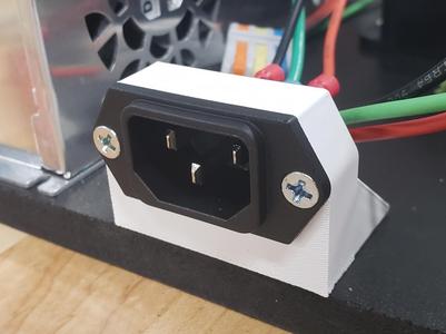 C14 Power Receptacle Bracket