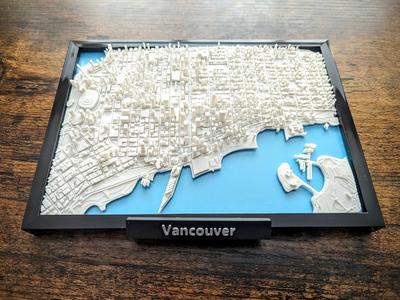 Vancouver BC Canada 3D Miniature